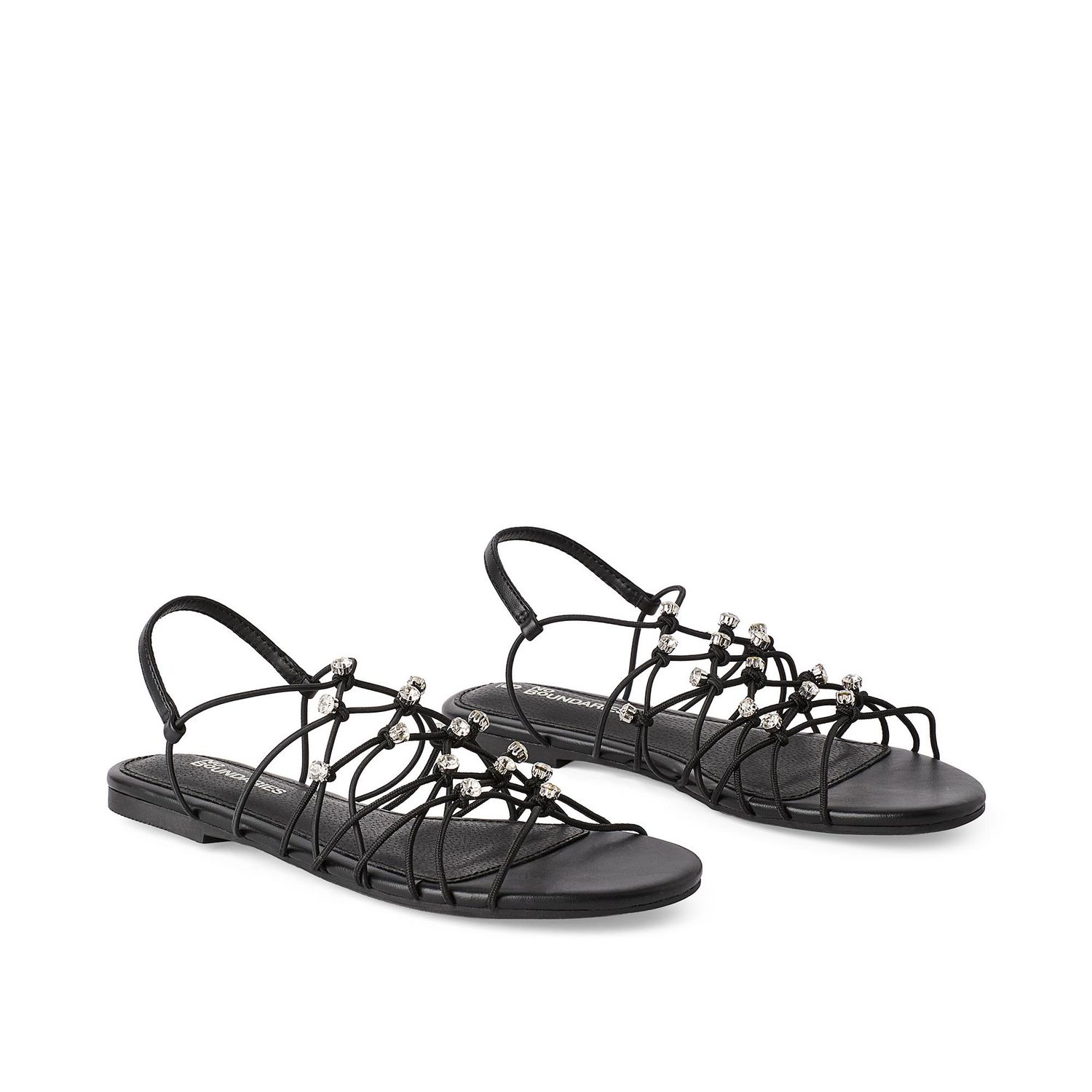 No Boundaries Women's Strappy Sandals