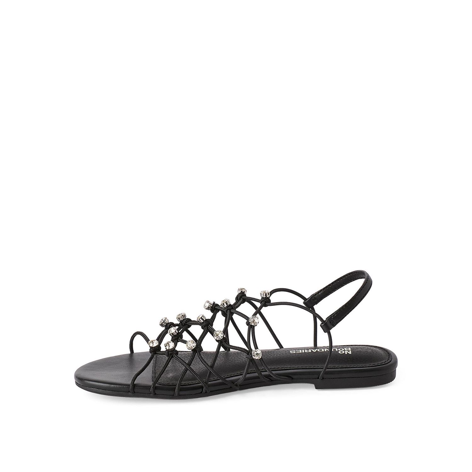 No Boundaries Women's Strappy Sandals