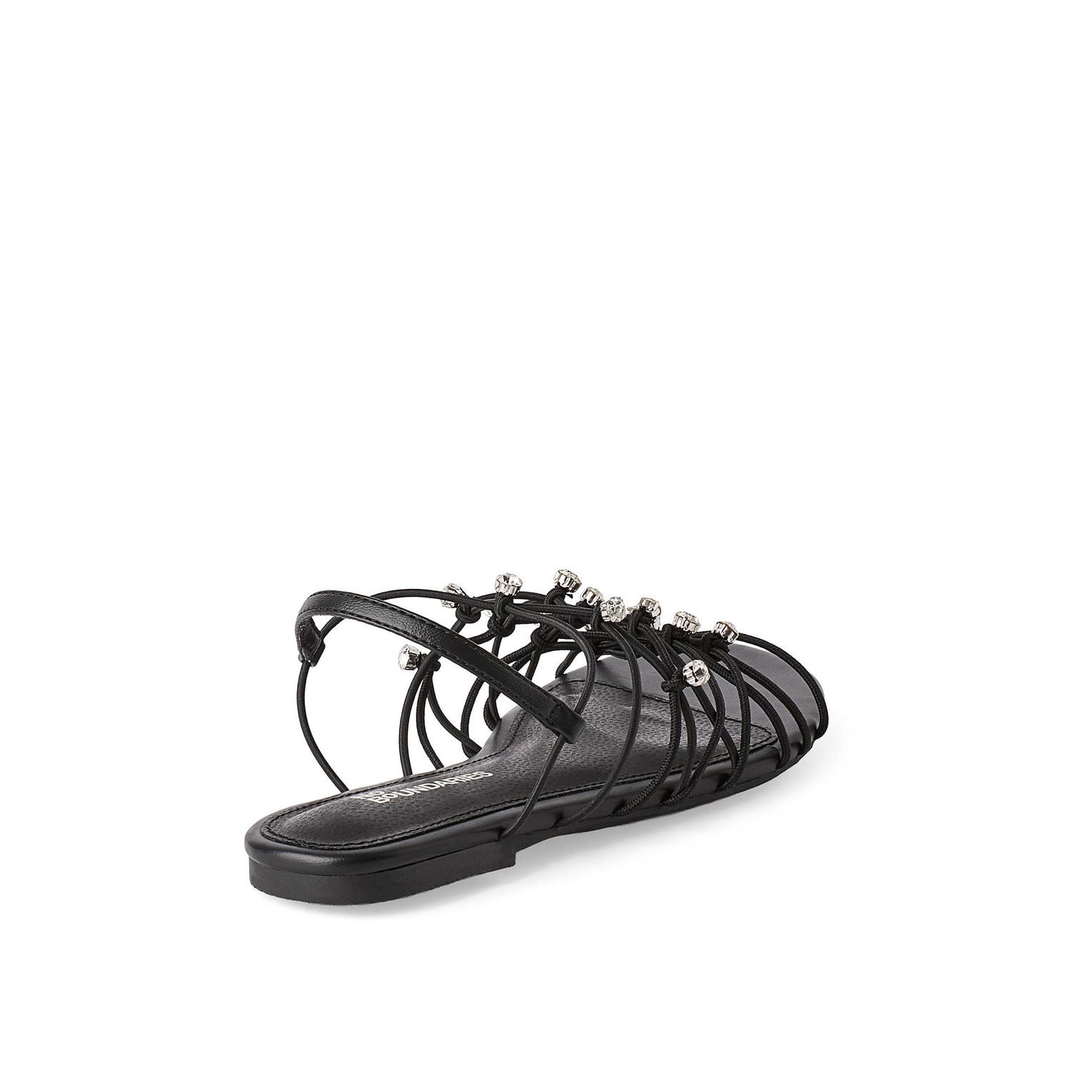 No Boundaries Women's Strappy Sandals