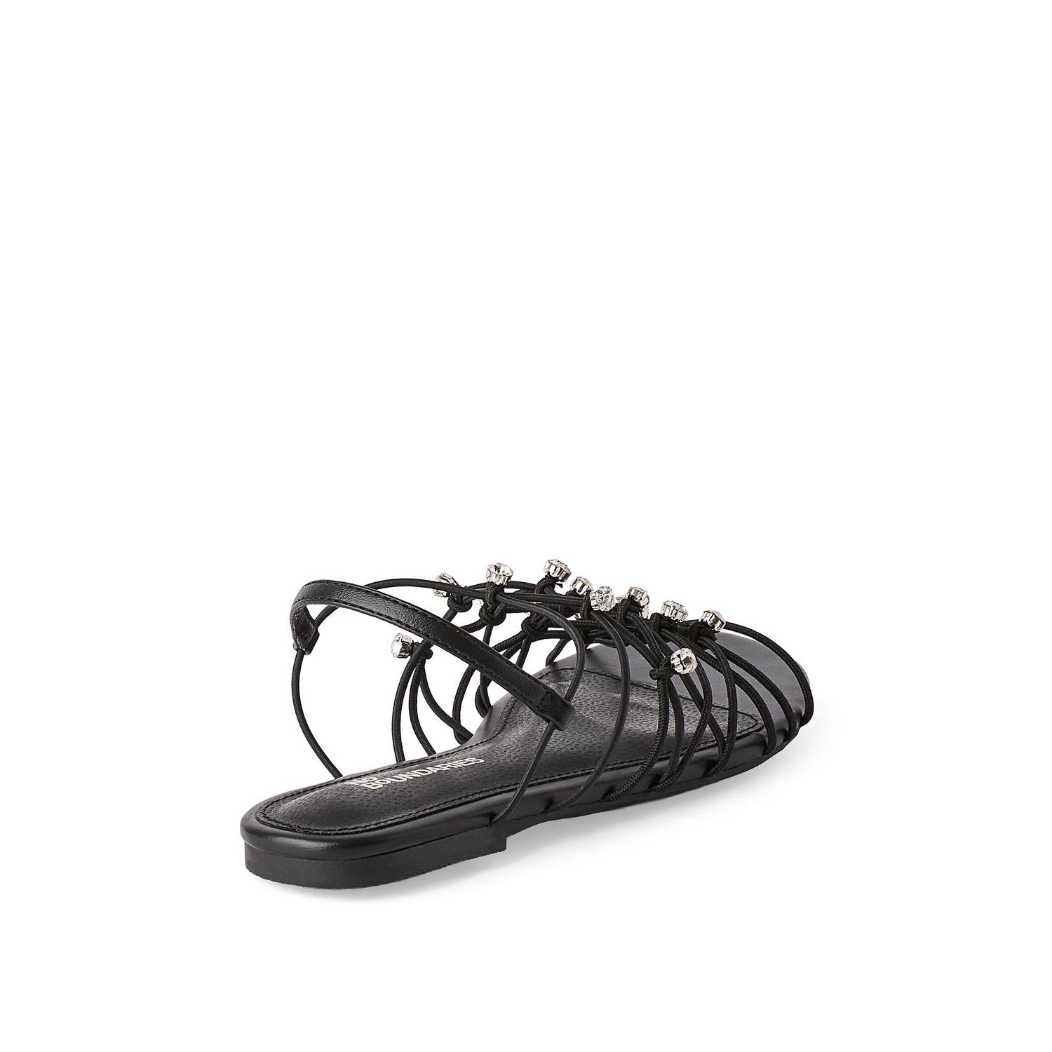 No Boundaries Women's Strappy Sandals