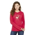 thumbnail image 1 of George Women's Holiday Printed Tee, 1 of 1