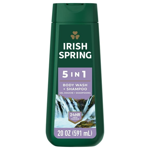 Irish Spring 5-in-1 Gel Douche pour Hommes, 591 mL 591 ml
