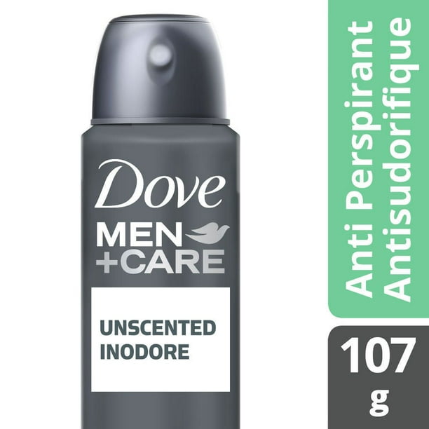 Dove Men+CareMD Vaporisateur à sec antisudorifique Inodore, 107 g