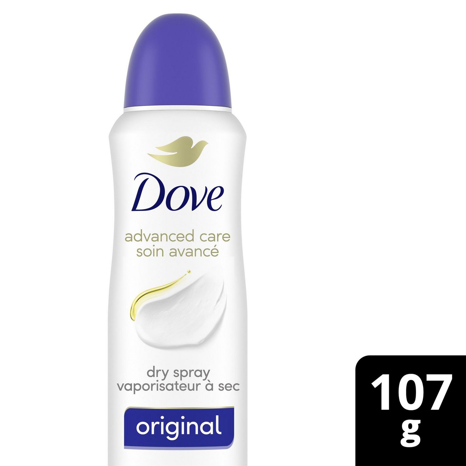 Dove Dry Spray Antiperspirant Original antibacterial odour protection ...