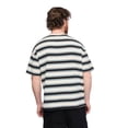 thumbnail image 3 of T-shirt ample à rayures George pour hommes, 3 of 6