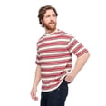 thumbnail image 2 of T-shirt ample à rayures George pour hommes, 2 of 6
