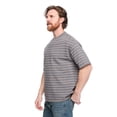 thumbnail image 2 of George Men's Striped Loose Fit T-Shirt, 2 of 6