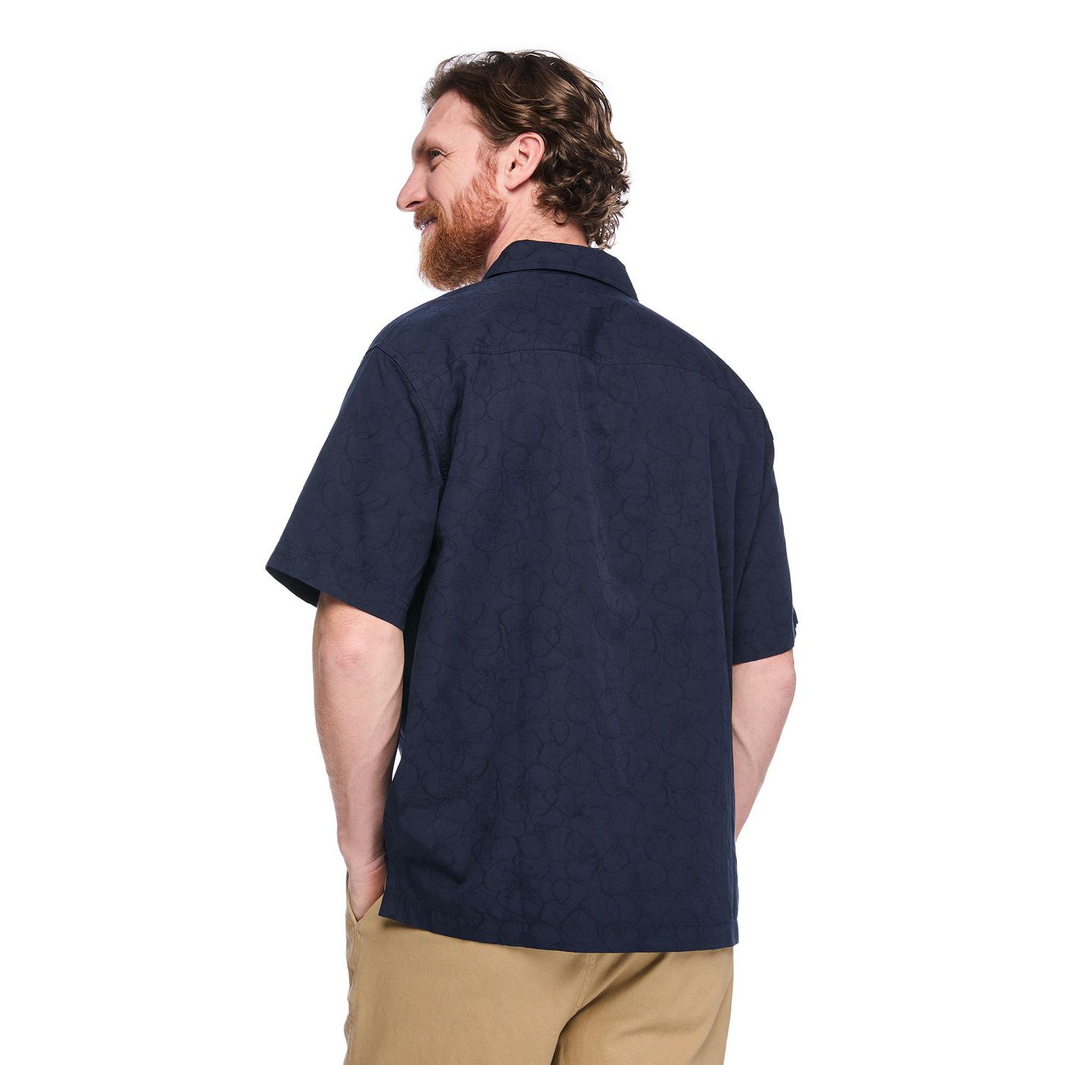 Chemise de villégiature brodée George pour hommes