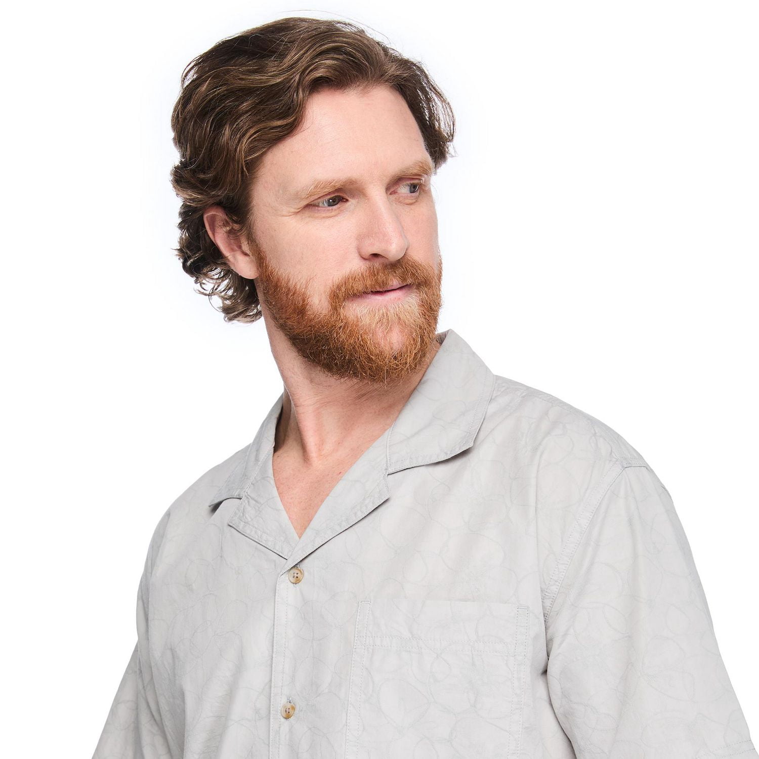 George Men's Embroidered Resort Shirt