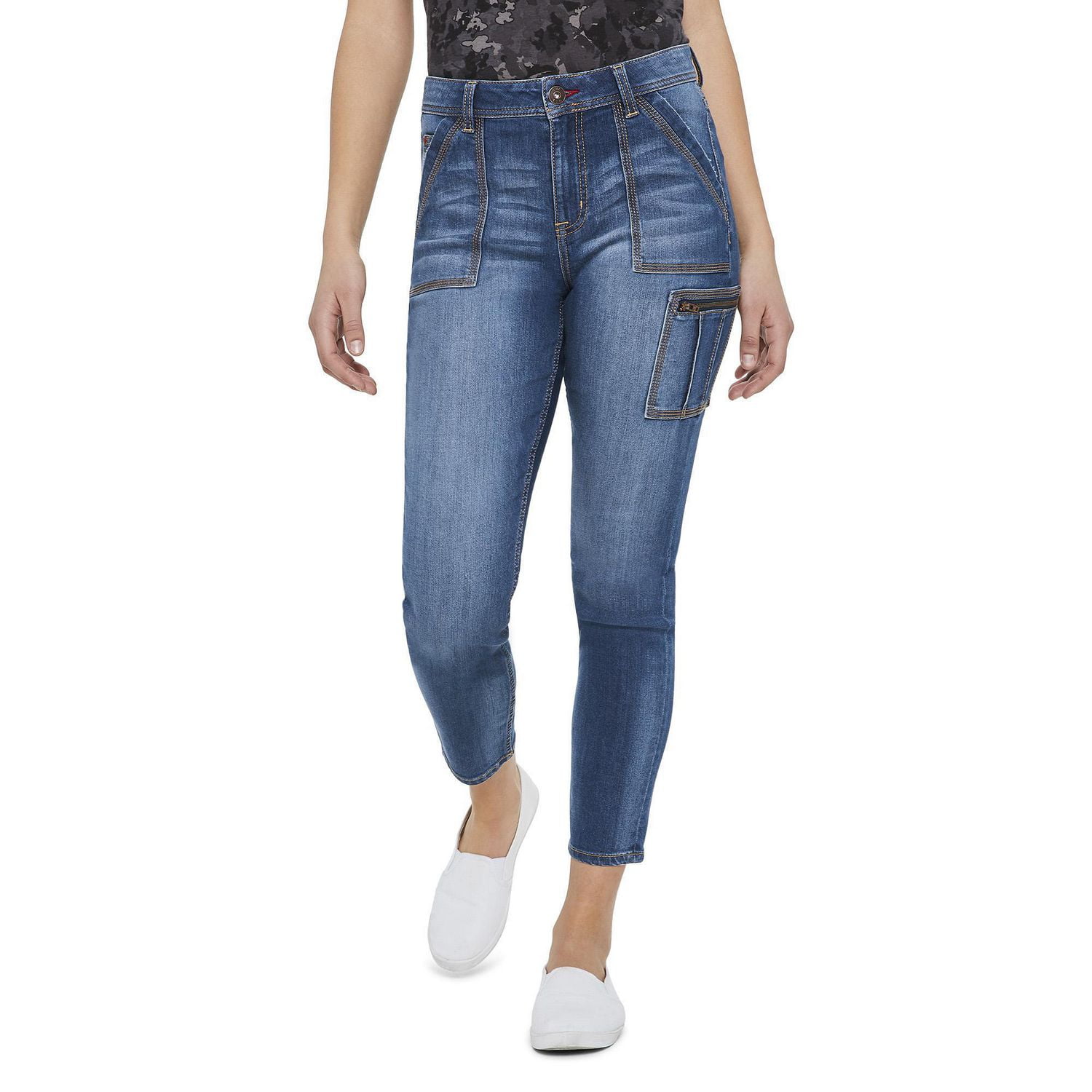 LOVE Ellen DeGeneres Madison Utility High-Rise Skinny Jean