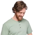 thumbnail image 4 of T-shirt henley délavé George pour hommes, 4 of 6