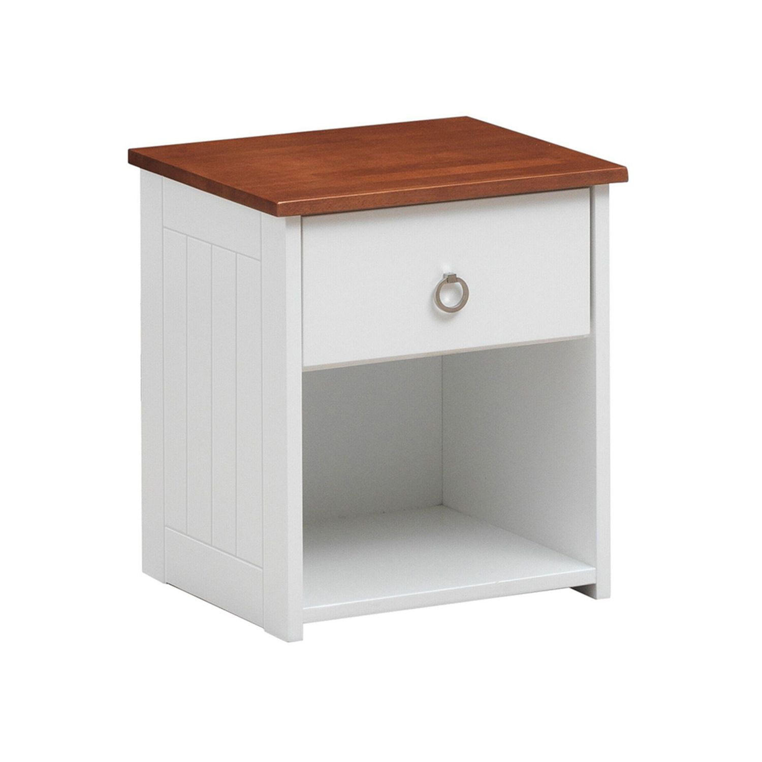 ACME Farah Nightstand in White & Oak Walmart Canada