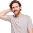 thumbnail image 4 of George Men's Washed Henley T-Shirt, 4 of 6