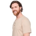 thumbnail image 4 of George Men's Washed Henley T-Shirt, 4 of 6