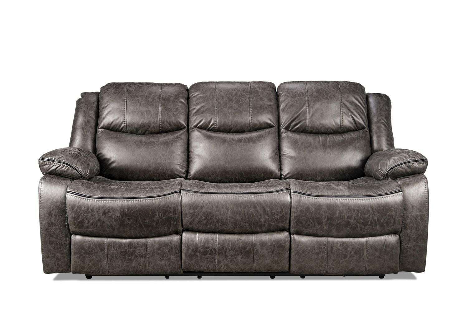 Topline Home Furnishing Grey motion glider sofa Walmart Canada