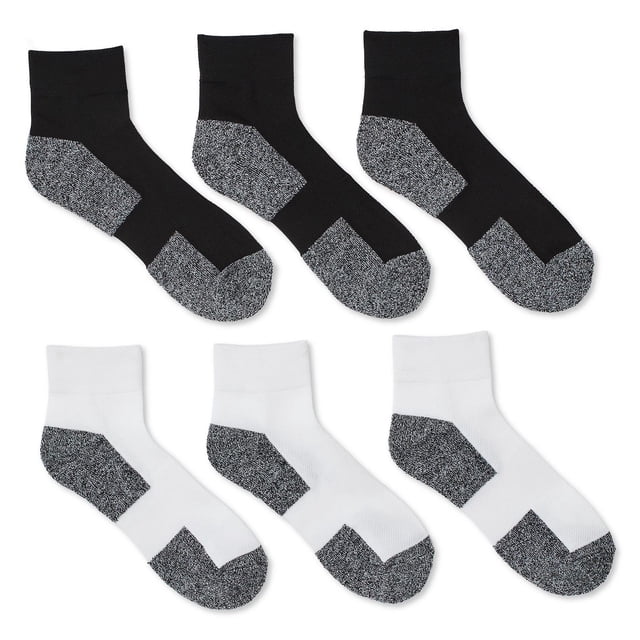 Athletic Works Women's Ankle Socks 6-Pack