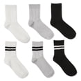 thumbnail image 1 of Athletic Works Women's Mid-Crew Socks 6-Pack, 1 of 1