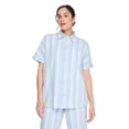 thumbnail image 1 of George Women's Linen-Blend Camp Shirt, 1 of 6