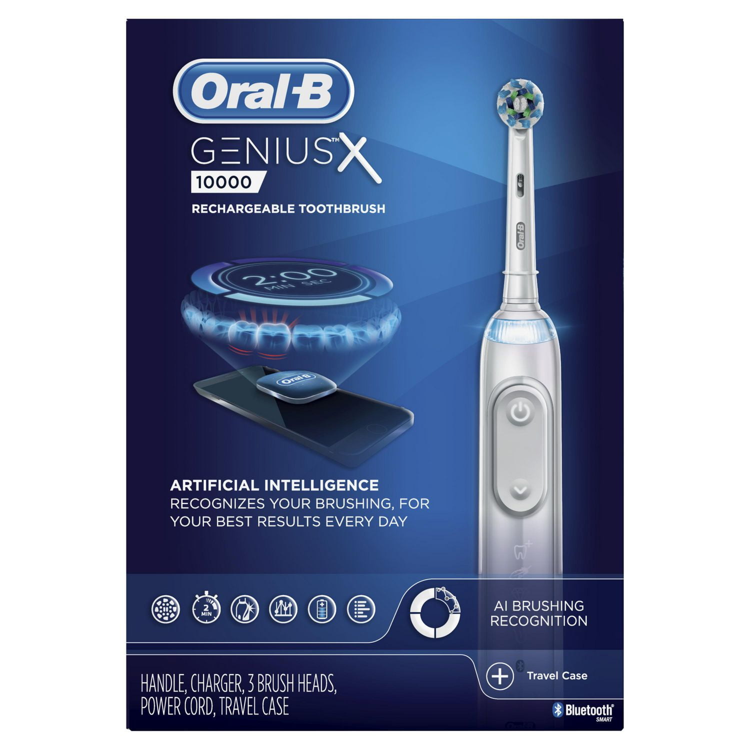 Oral-B GENIUS X 10000, Rechargeable Electric Toothbrush with 