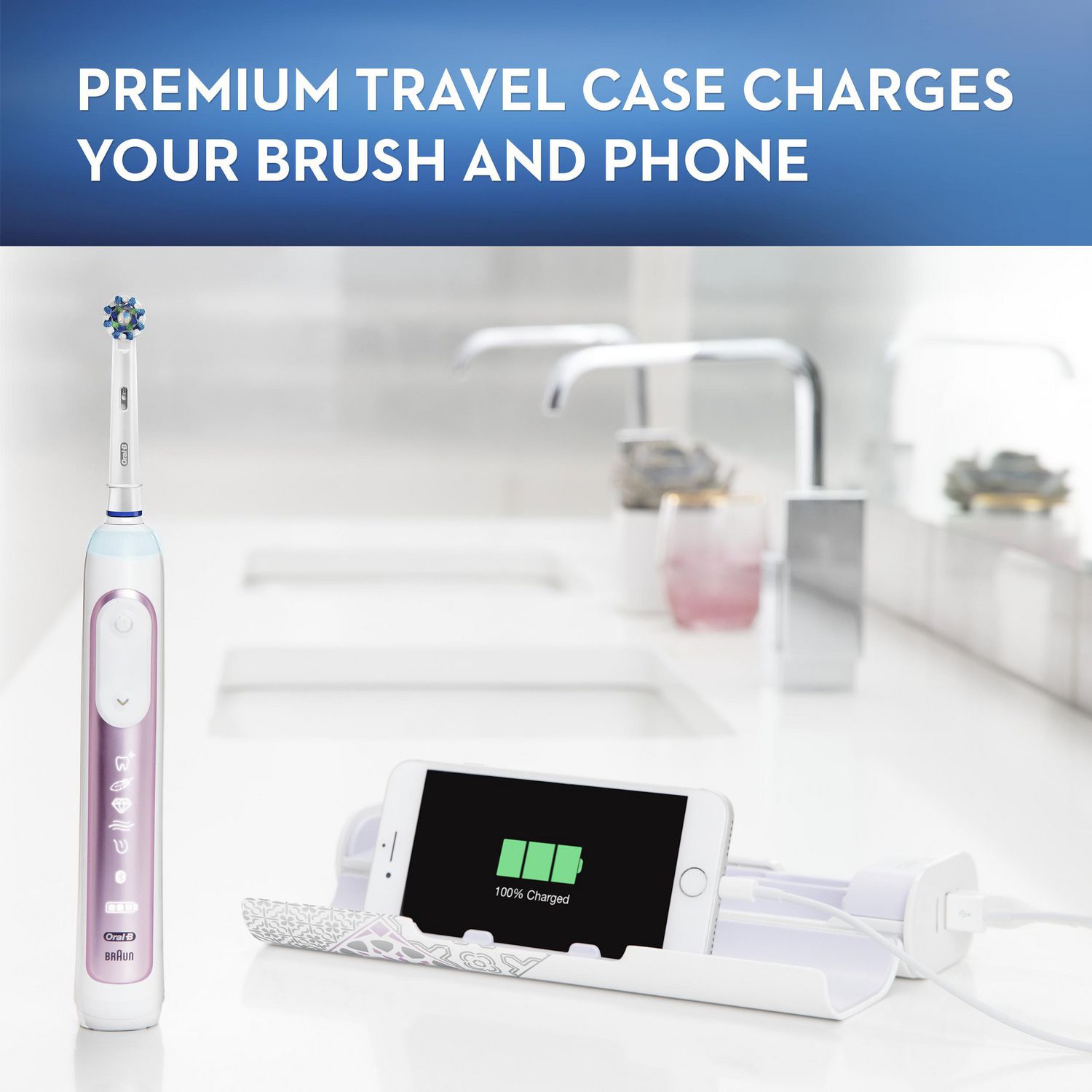 Oral B Genius X Luxe Rechargeable Electric Toothbrush With Artificial Intelligence Walmart Canada