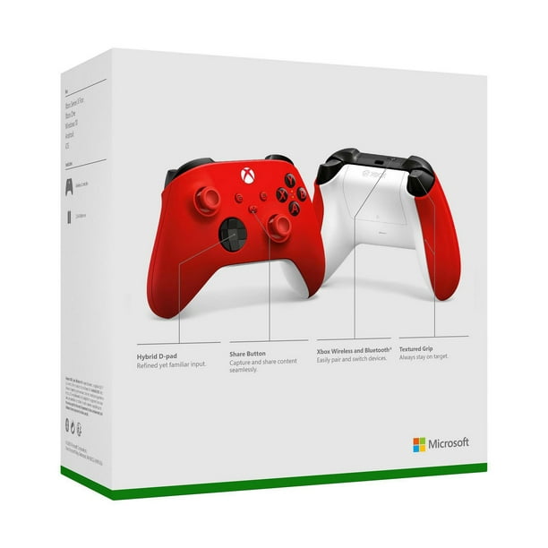 Manette sans fil Xbox – Pulse Red pour la Xbox Series X