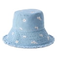 thumbnail image 1 of Time and Tru Women's Embroidered Bucket Hat, 1 of 2