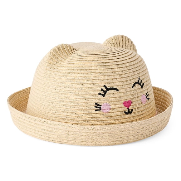 George Toddler Girls' Kitty Straw Hat