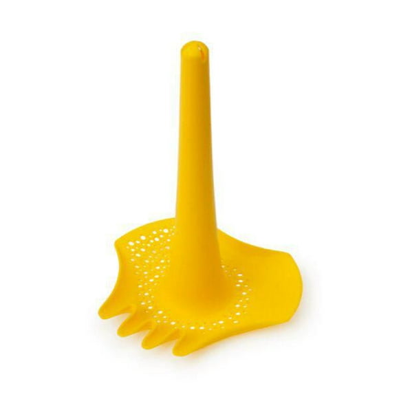 Quut - Triplet - 4-in-1 Beach Toy: Shovel, Rake, Sifter, and Funnel - Multifunctional Sand Tool for Kids - Fun & Easy Sand Structures - Dig, Sift, Rake, and Funnel Water for Sand Art