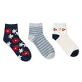 thumbnail image 1 of George Women's Ankle Socks 3-Pack, 1 of 1