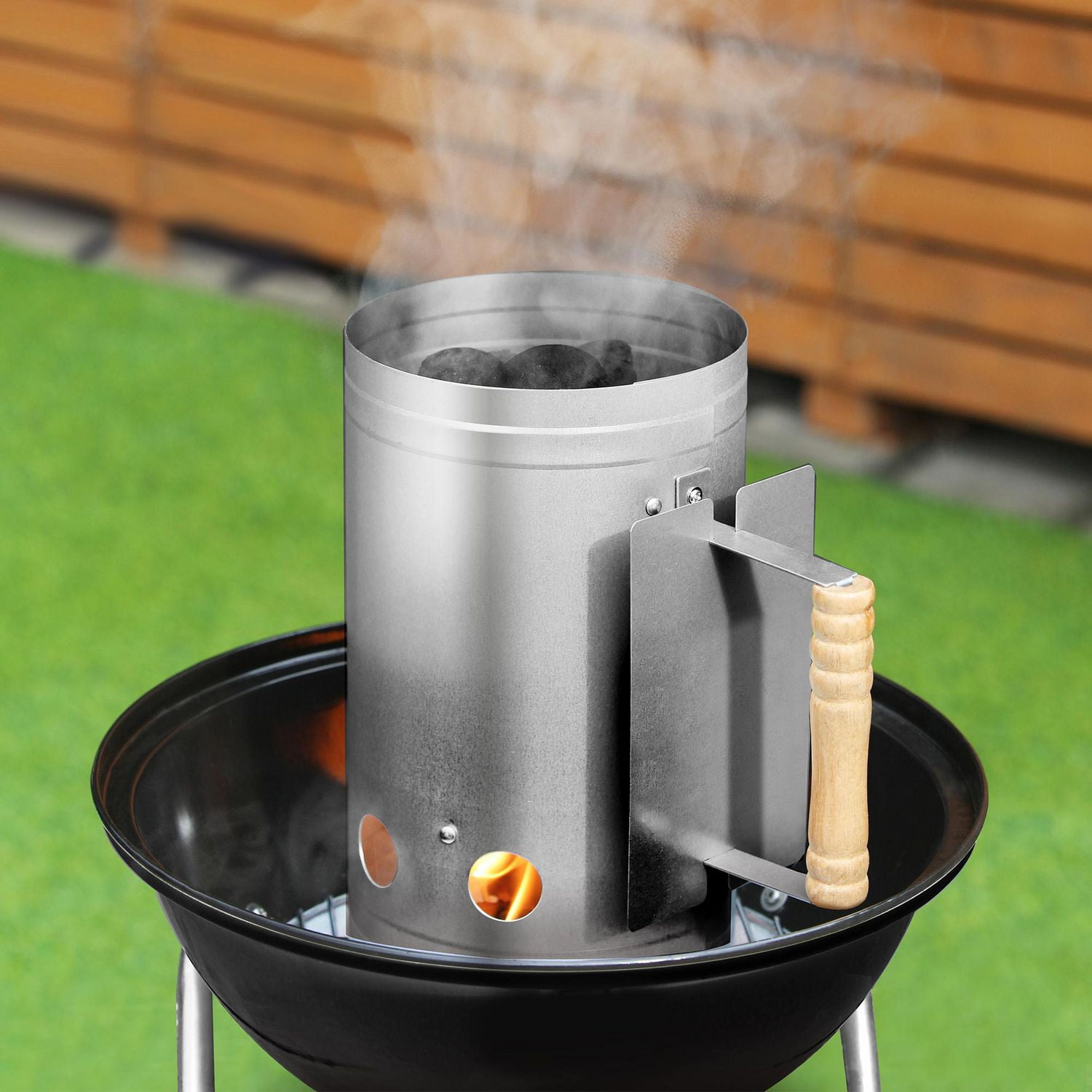 Charcoal grill chimney discount starter