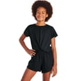 thumbnail image 1 of T-shirt noué sur le devant Athletic Works pour filles, 1 of 6