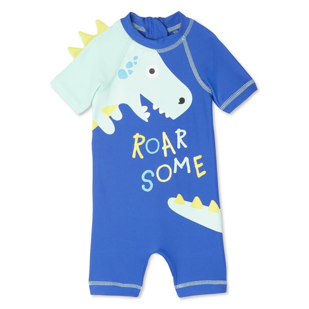 Baby Boys' Swim Rash Guard OnePiece Walmart.ca