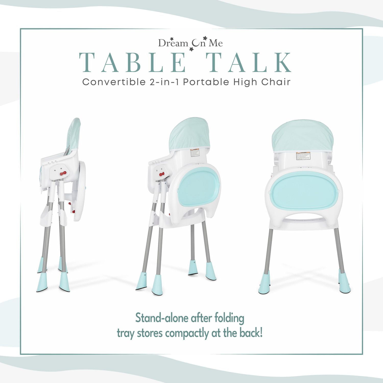 Stand alone high store chair