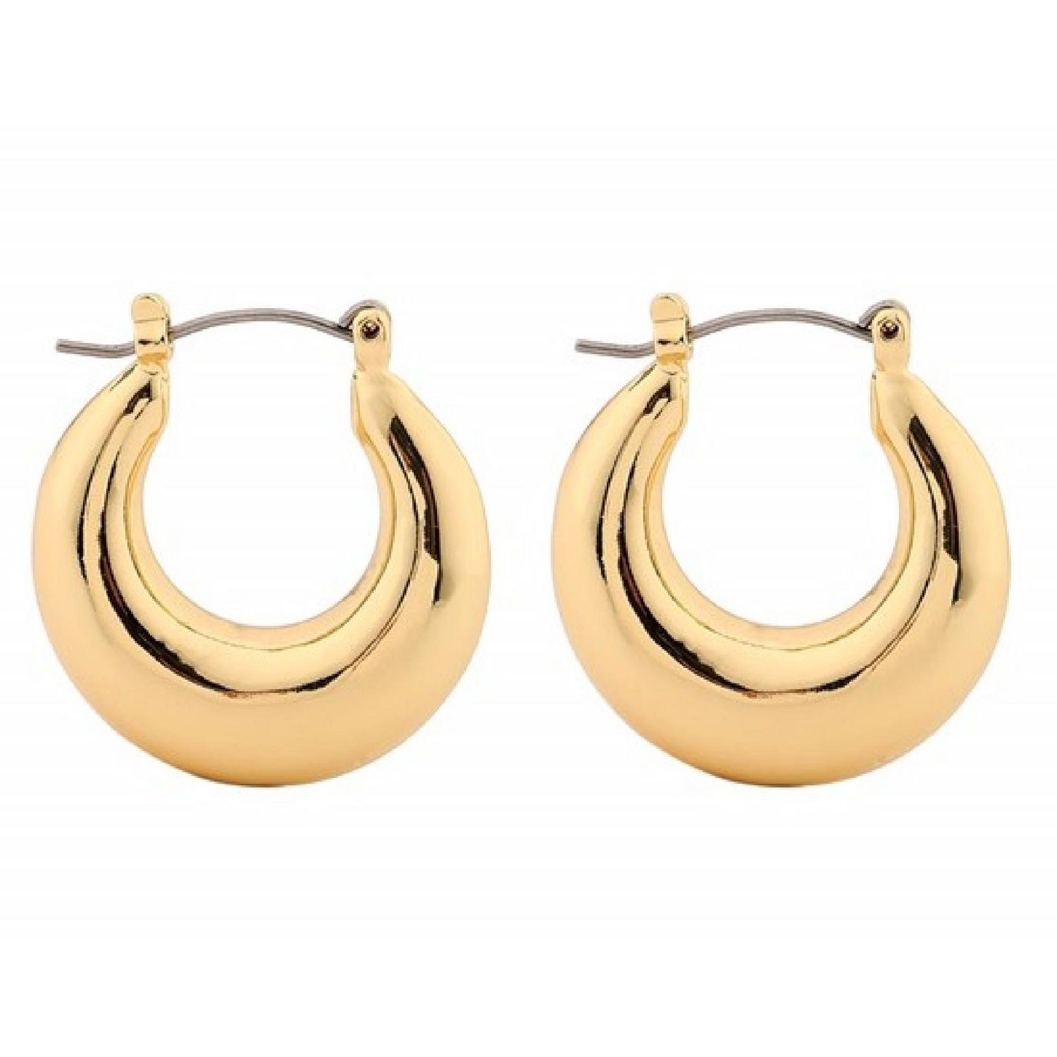 ALLISON ROSE ATELIER – Droplet Chunky Hoop Earrings – Brass Hoops ...