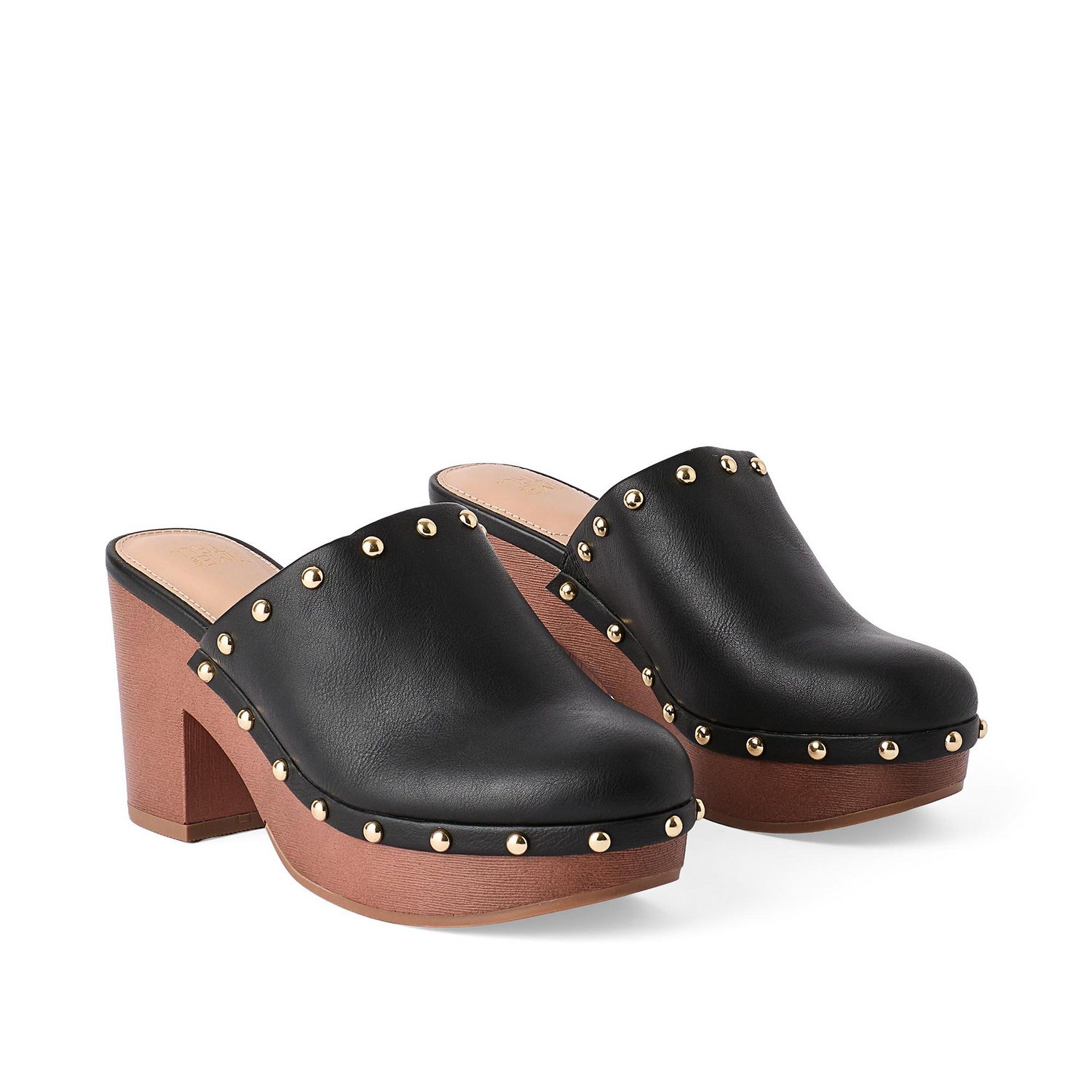 Mules cloutées Time and Tru pour femmes