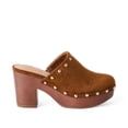 thumbnail image 1 of Time and Tru Women's Studded Platform Clogs, 1 of 4