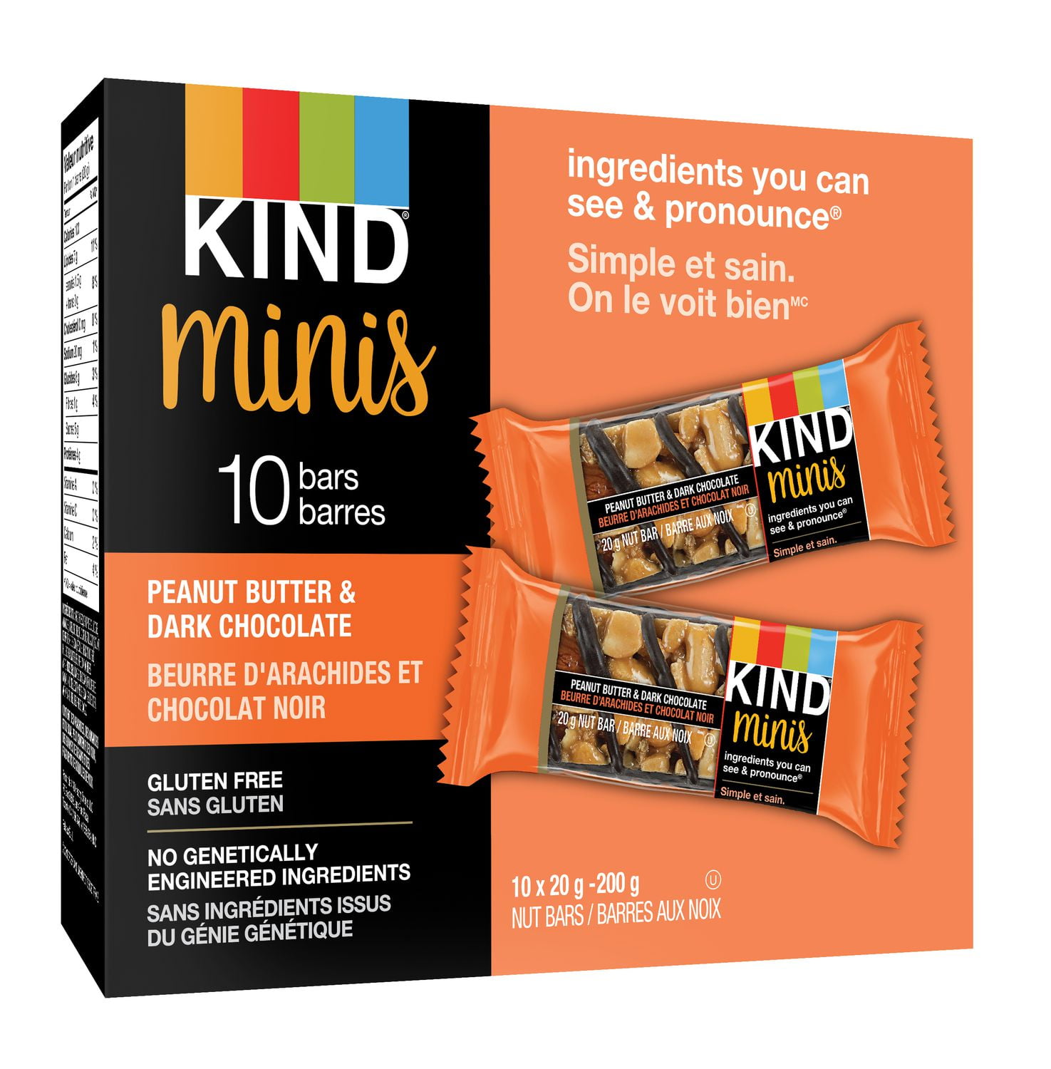 KIND MINIS Peanut Butter & Dark Chocolate Walmart Canada