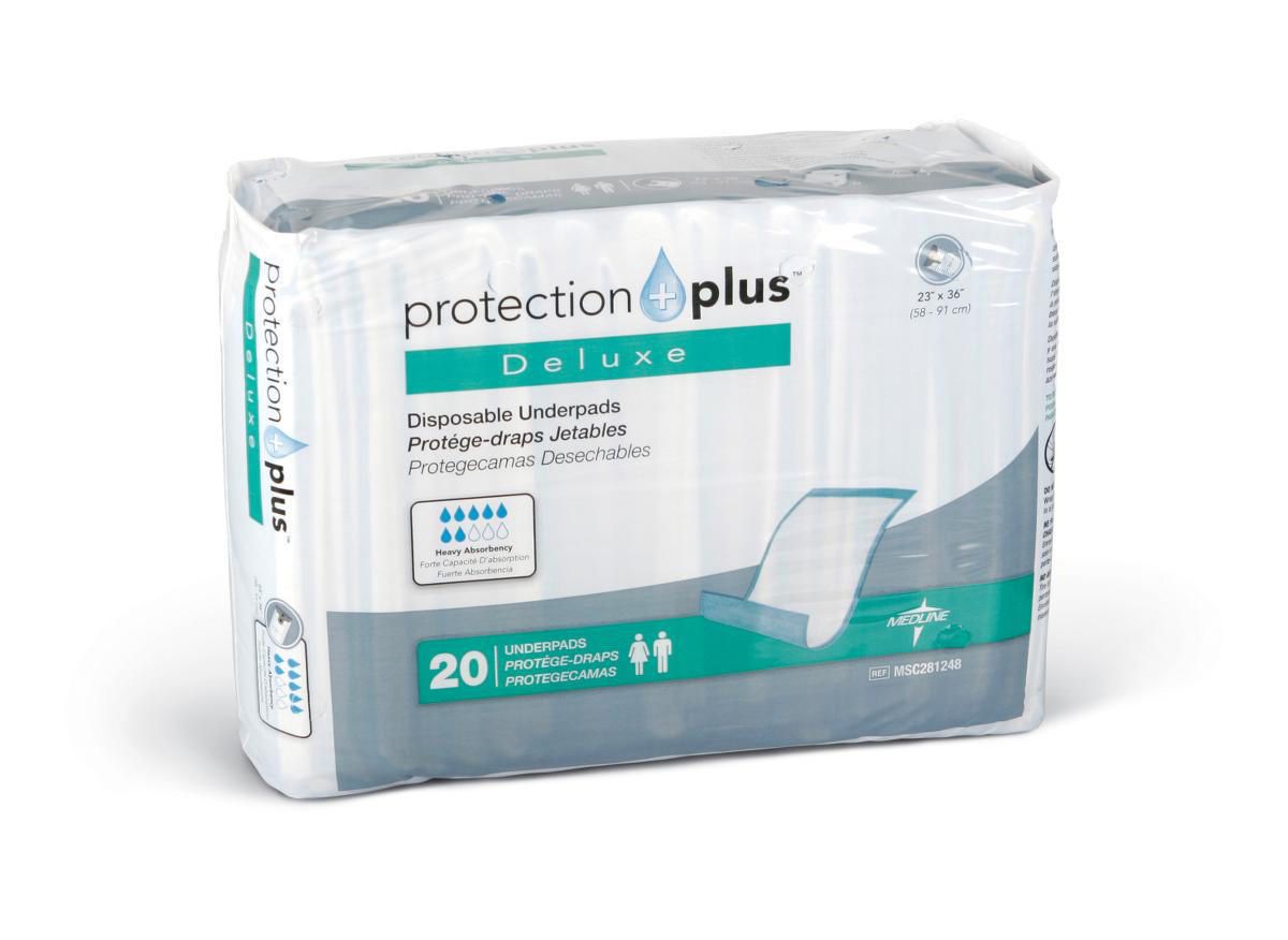 Medline Protection Plus Deluxe Disposable Underpads Walmart Canada