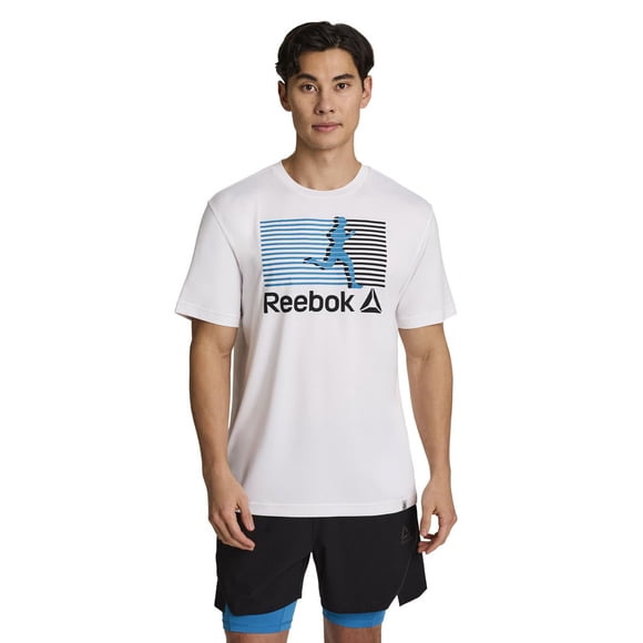 Reebok T-shirt rétro de course  pour homme