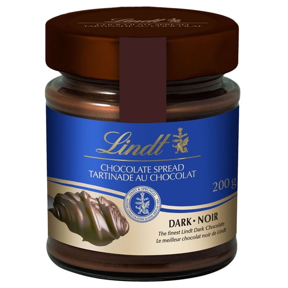 Lindt Hazelnut Dark Chocolate Spread, 200 Grams