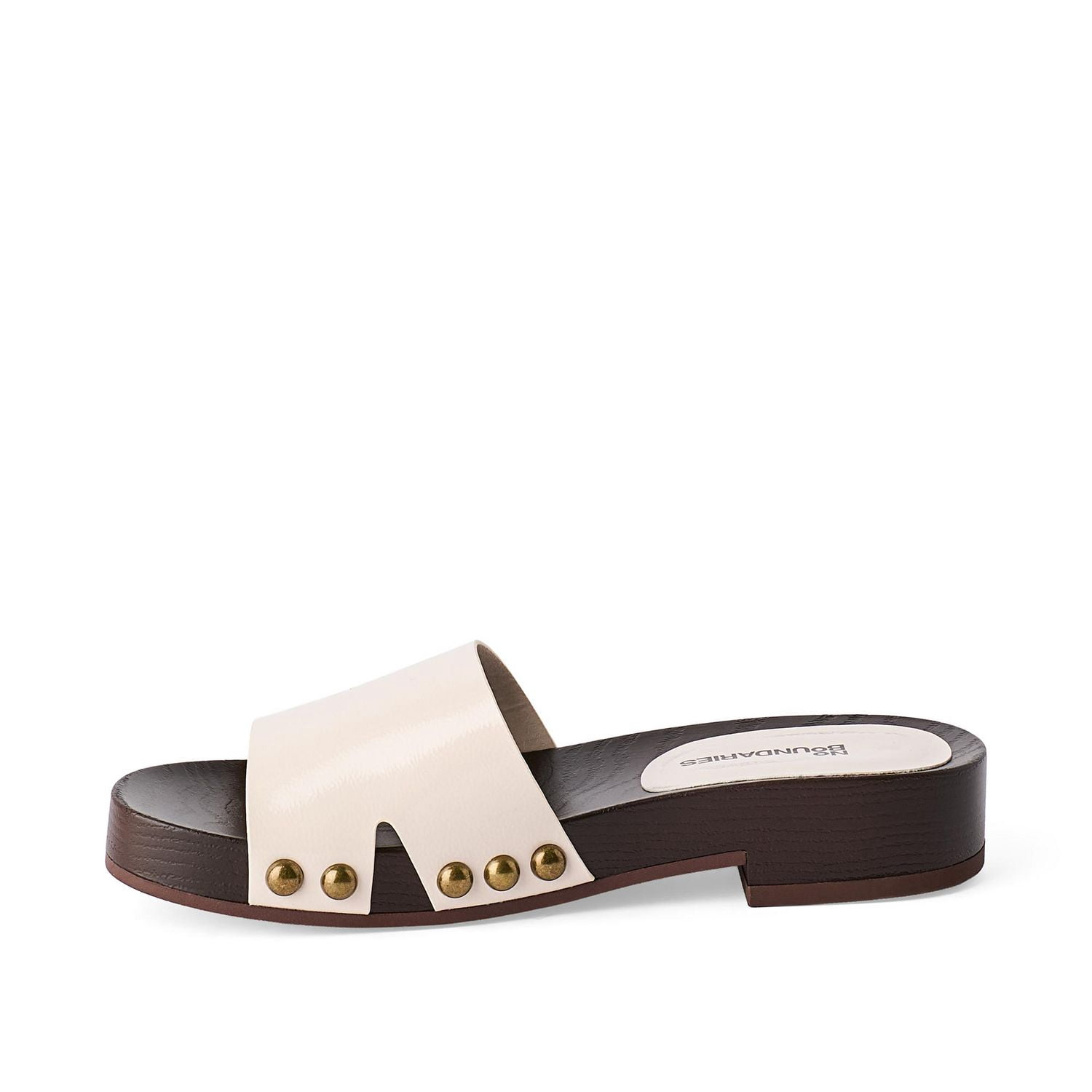 No Boundaries Women's Studded Slide Sandals