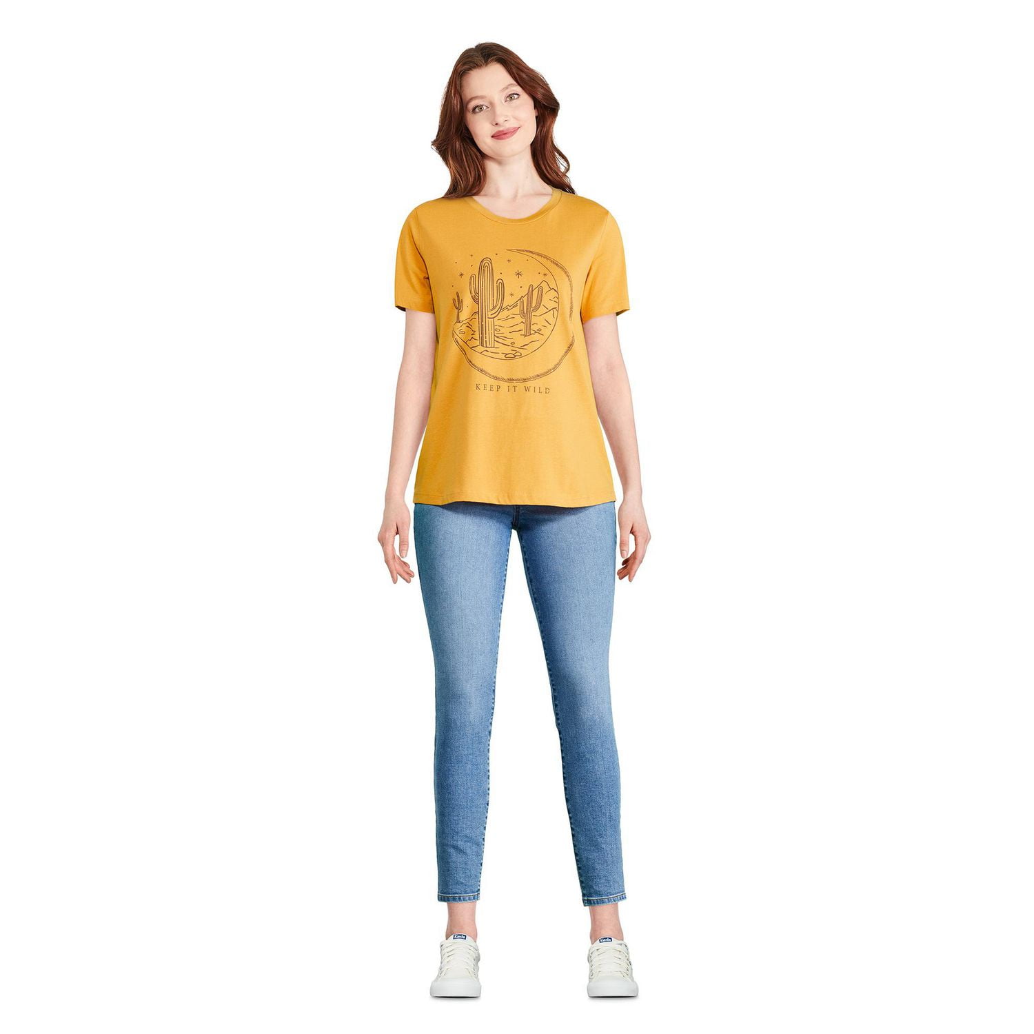 T-shirt à encolure ras du cou George pour femmes