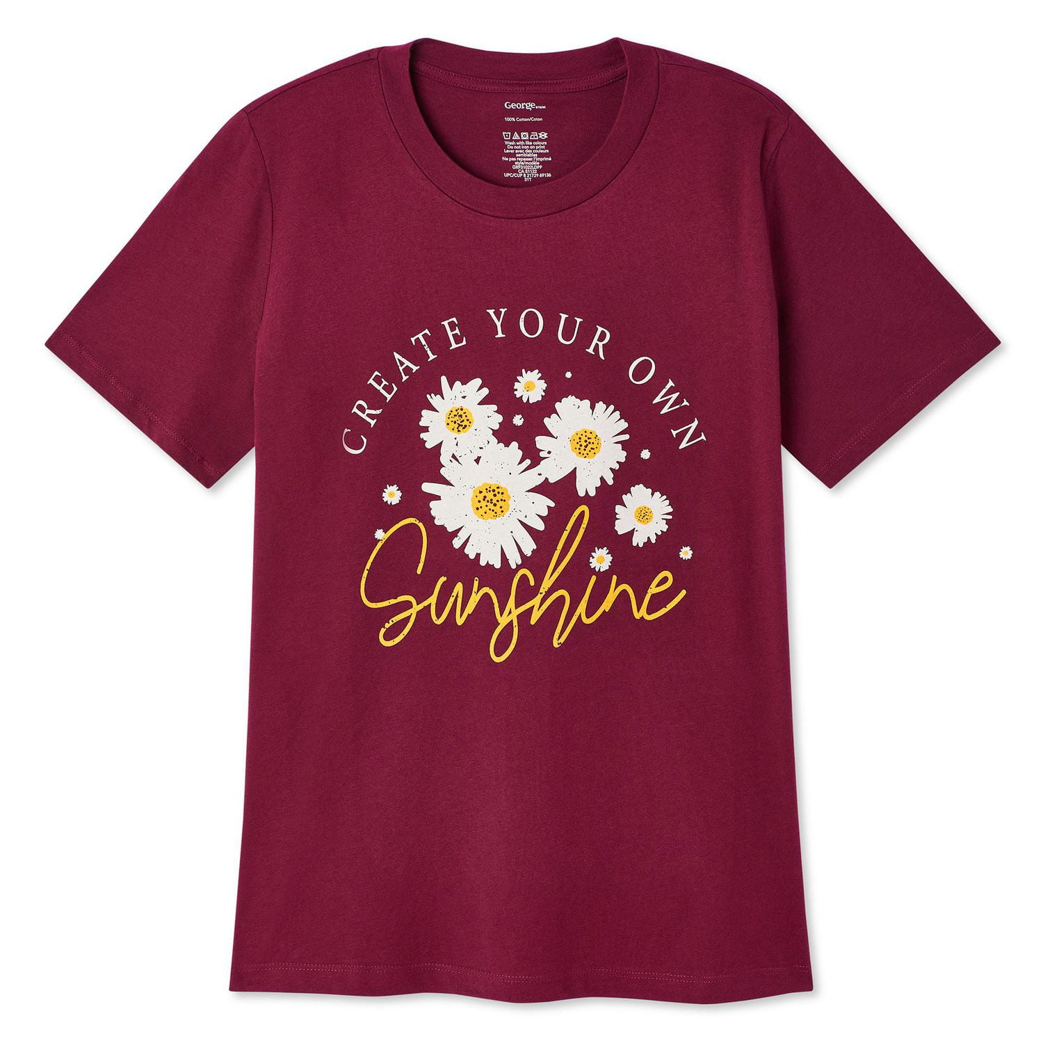 T-shirt à encolure ras du cou George pour femmes