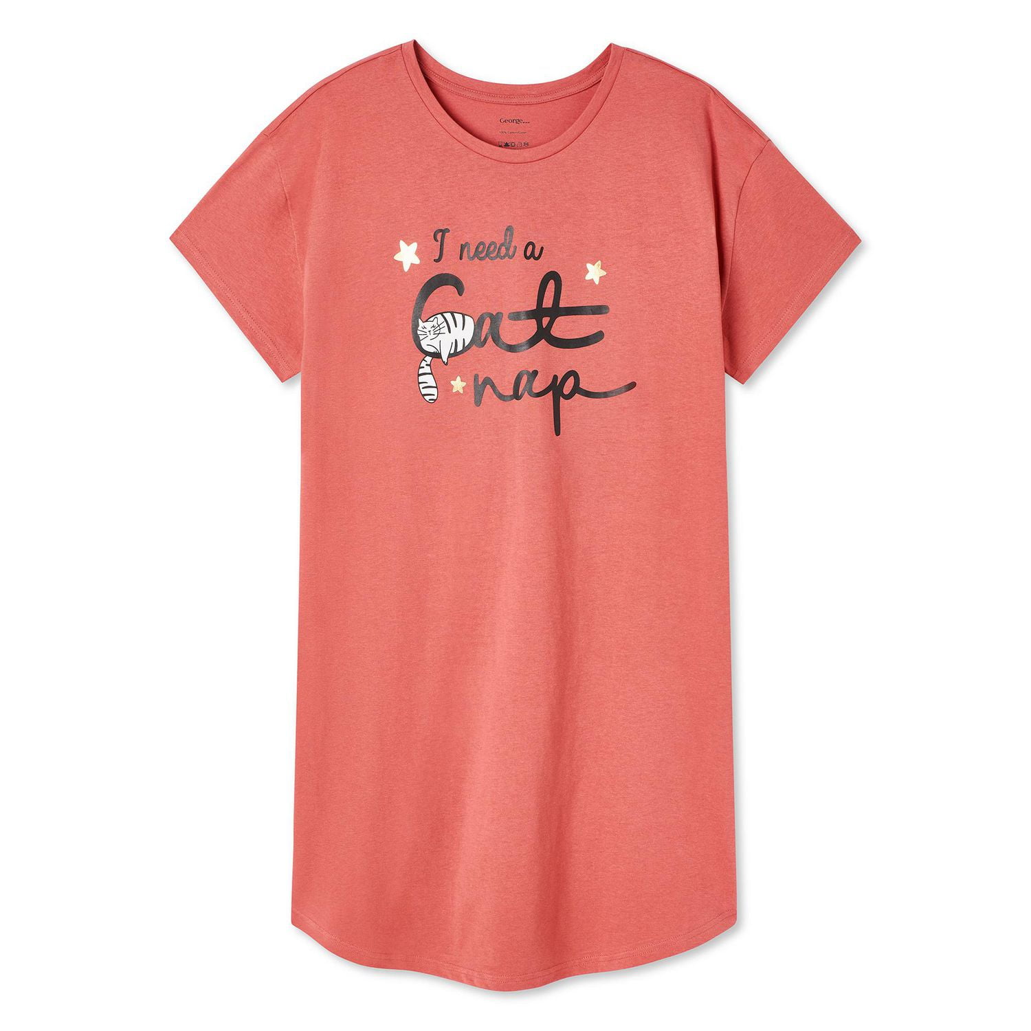 George Women's Crew Neckline Nightshirt