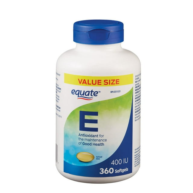 Equate Vitamin E 180 mg AT/400 IU, 360 Capsules