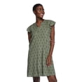 thumbnail image 1 of Robe imprimée à manches évasées George pour femmes, 1 of 6