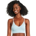 thumbnail image 1 of George Women's Ribbed V-Neckline Bralette, 1 of 3