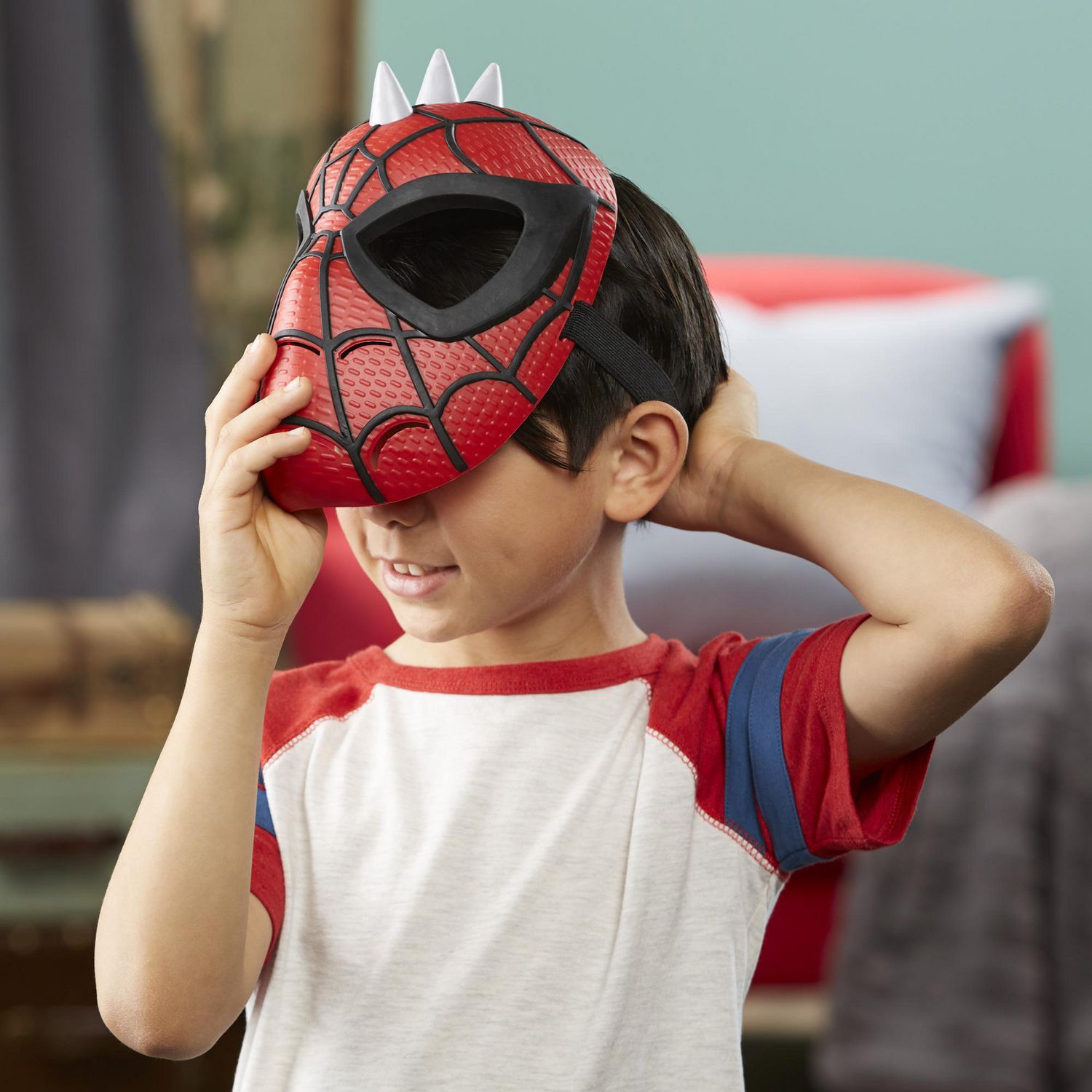 Masque en plastique Spider-Man pour enfants 