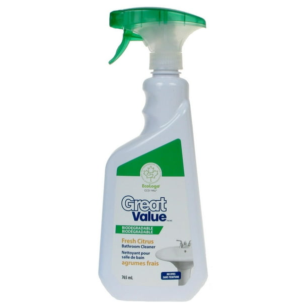 Great Value ECO Bathroom Cleaner Walmart.ca