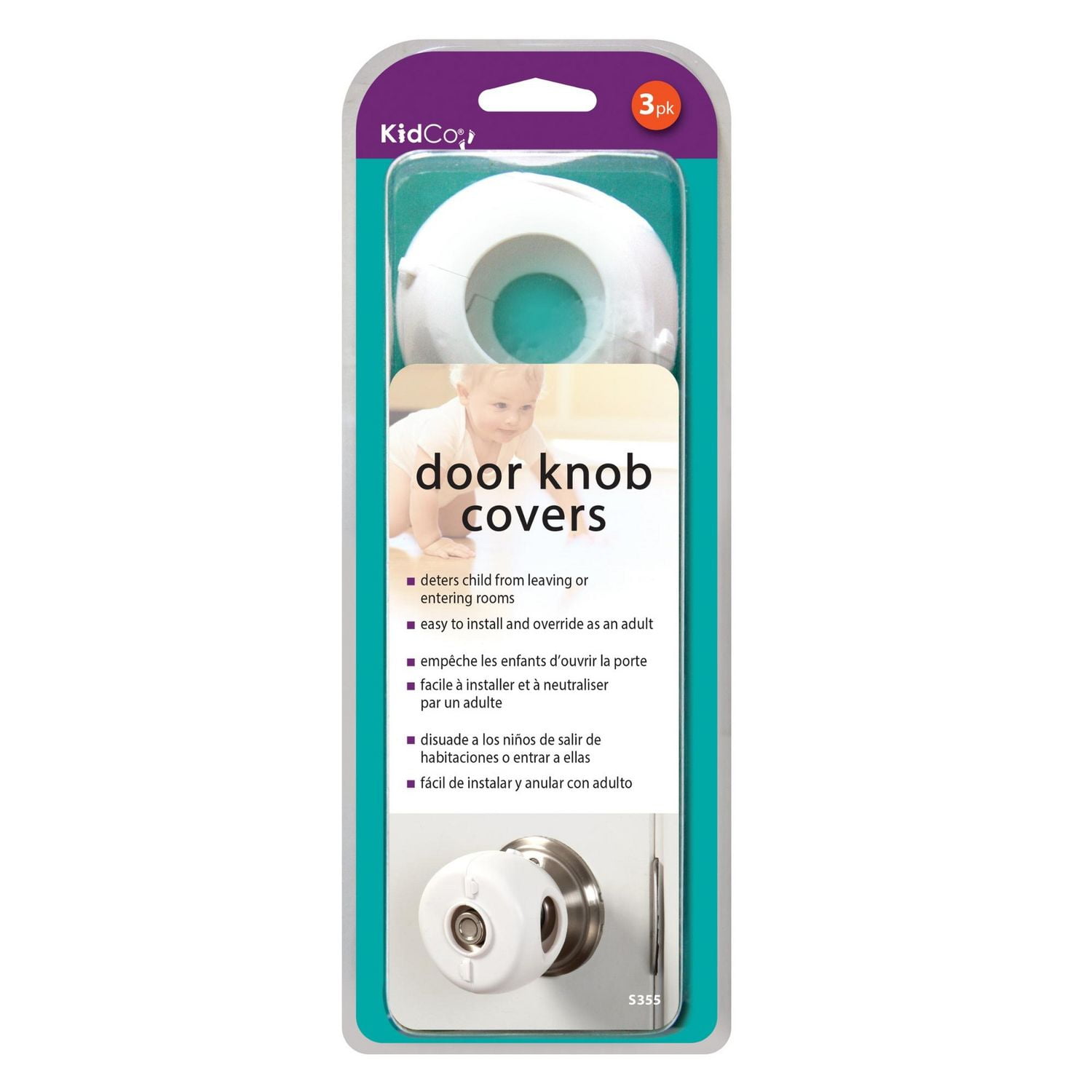 KidCo Door Knob Covers 3/Pkg